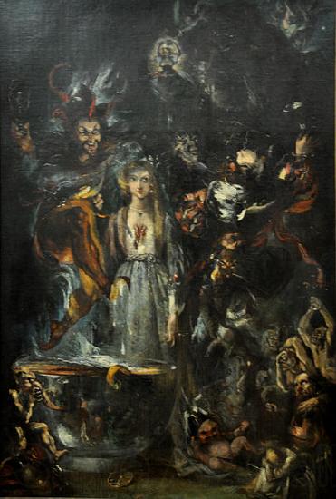 Cornelis Holsteyn Fantasy based on Goethe's Faust